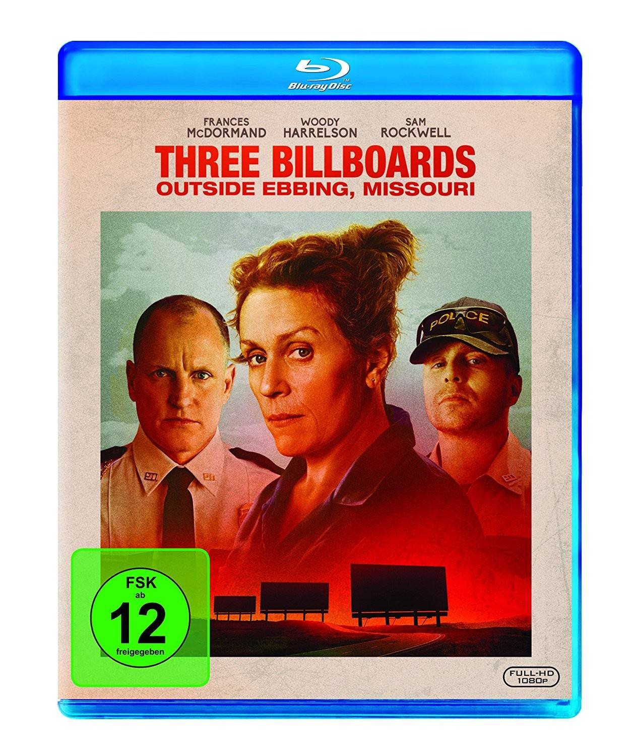 Three Billboards Outside Ebbing, Missouri Ausgezeichnet mit dem Golden Globe 2018 für den Bester Film (Drama), Bestes Drehbuch, Beste