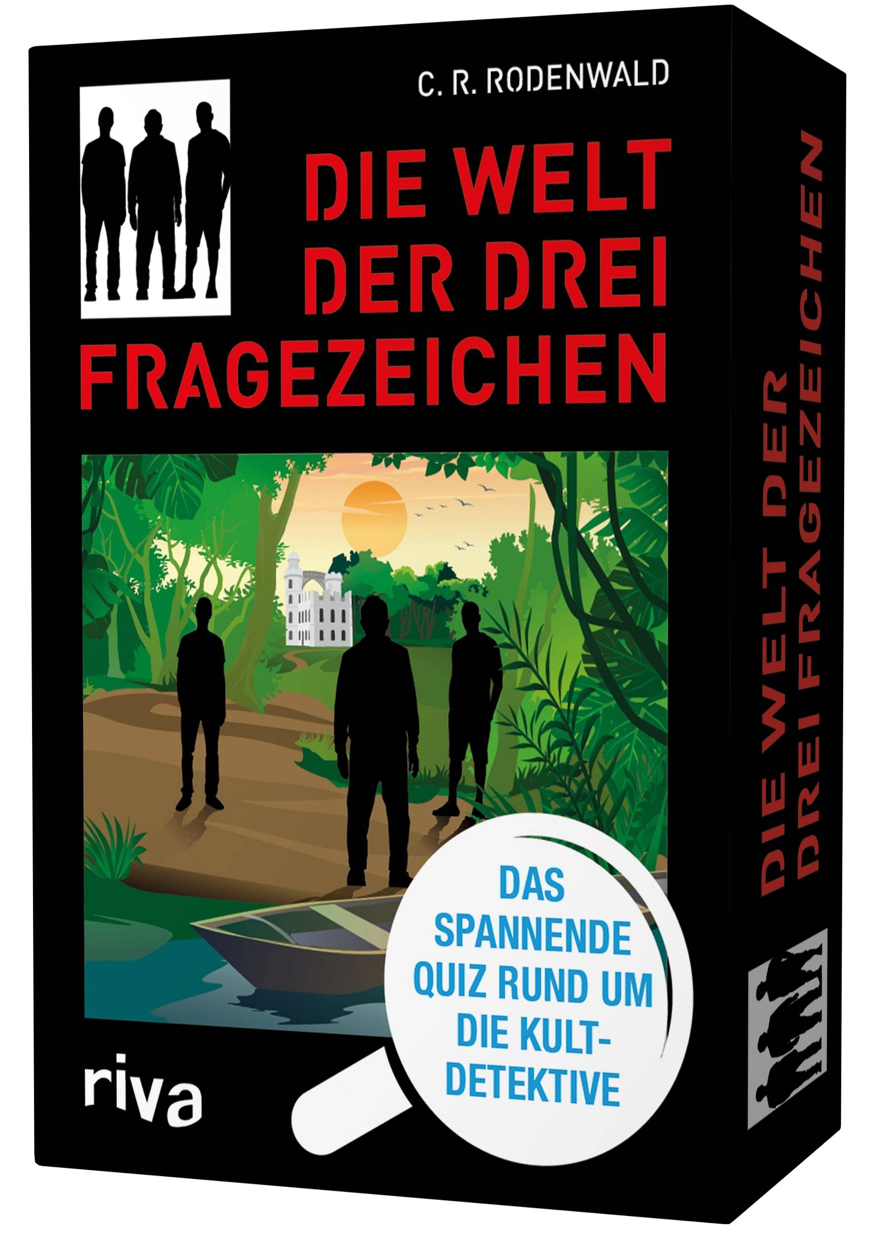 Die Welt der Drei Fragezeichen  Das spannende Quiz rund um die Kultdetektive Das spannende Quiz rund um die Kultdetektive, Kartenspiel in Box, Ab 2
