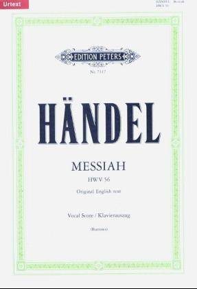 Messias HWV 56 Original English text, Klavierauszug Urtext