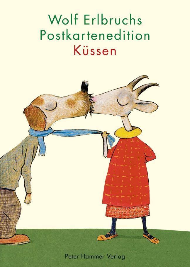 Wolf Erlbruchs Postkartenedition Küssen Die beliebten 'Küssen'-Motive auf 13 Postkarten, Maße: 10,5 x 15 cm