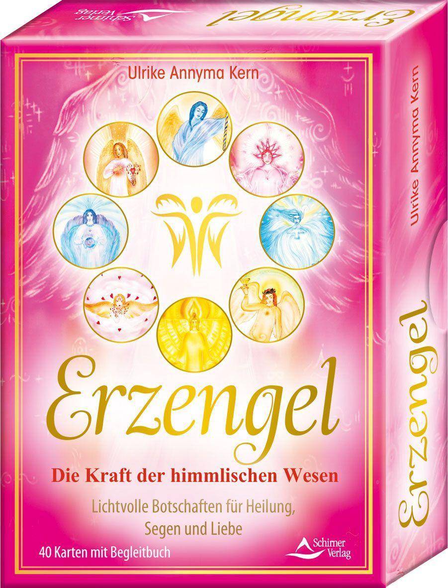 Erzengel, Engelkarten Die Kraft der himmlischen Wesen. Lichtvolle Botschaften für Heilung, Segen und Liebe. 40 Karten mit Begleitbuch