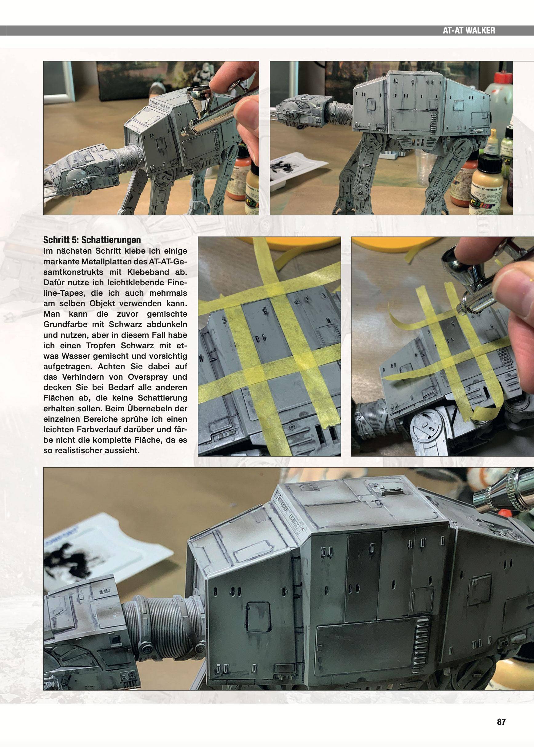 Airbrush für Modellbau, 3D-Druck & Tabletop Airbrush Step by Step Workbook