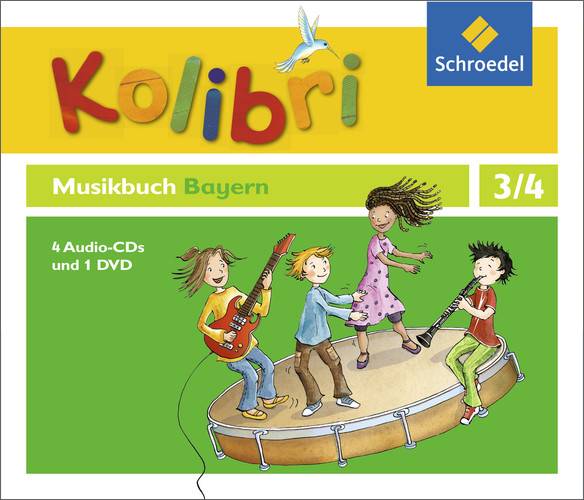 Kolibri: Das Musikbuch für Grundschulen Bayern - Ausgabe 2014 Hörbeispiele und Tanz-DVD 3 / 4