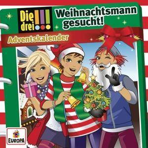 Die drei !!! Adventskalender 2016 - Weihnachtsmann gesucht, 2 Audio-CDs Adventskalender, 2 CDs, Die drei !!!