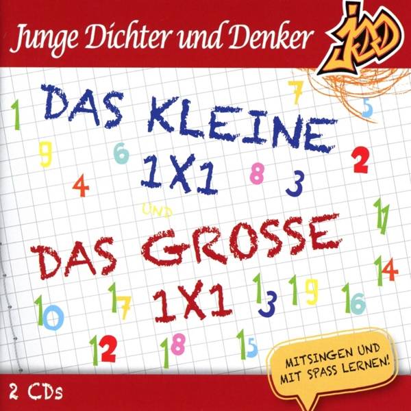 Junge Dichter und Denker - Das kleine 1x1 und Das große 1x1, 2 Audio-CD 2 CDs