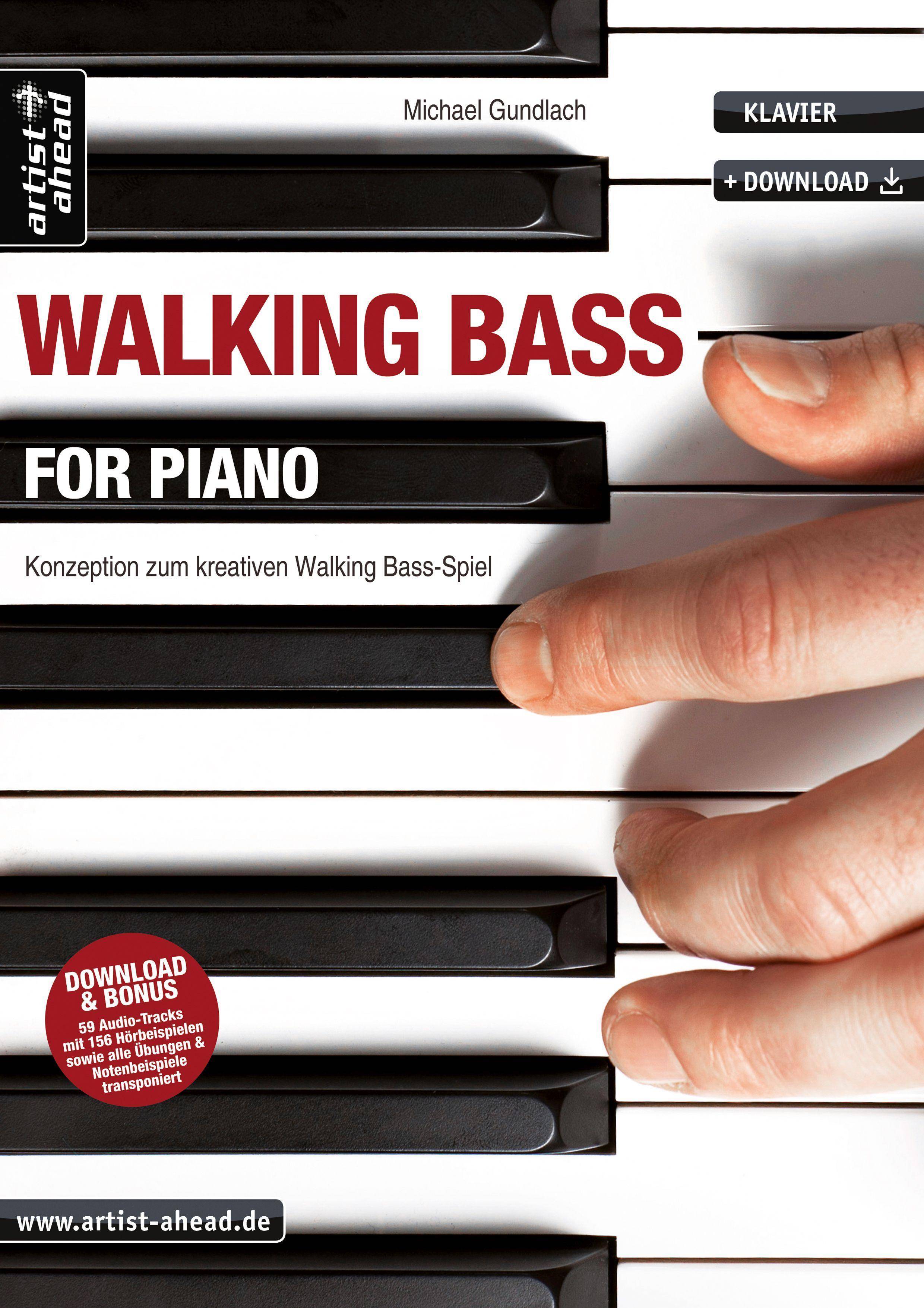 Walking Bass for Piano Konzeption zum kreativen Walking Bass-Spiel (inkl. Download)