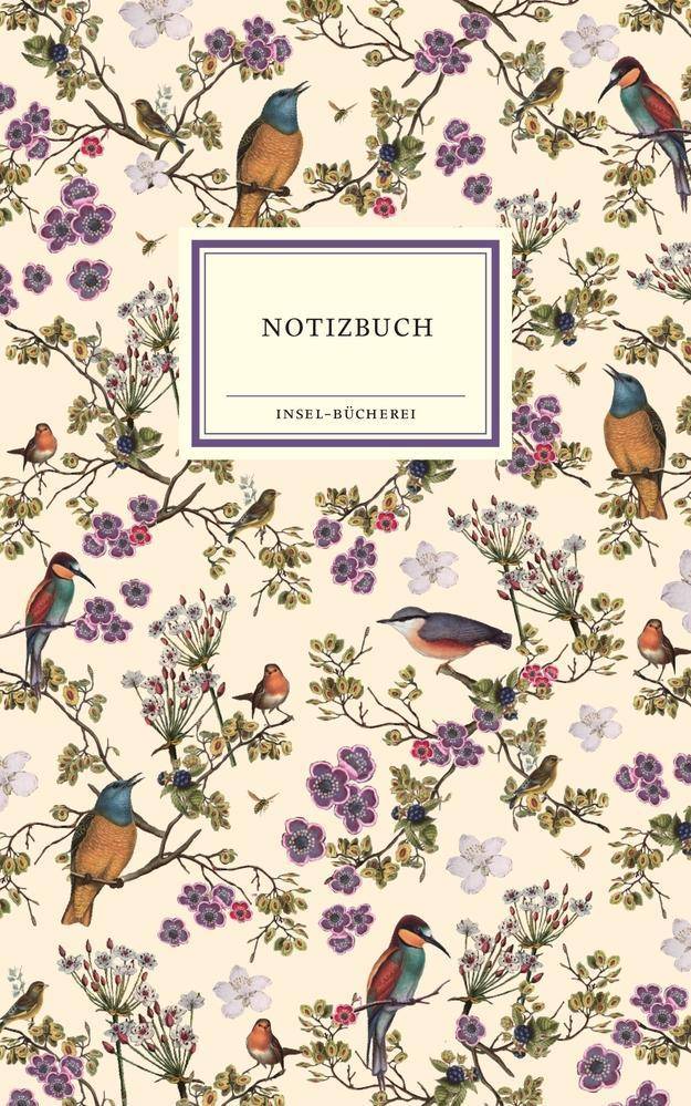 Notizbuch Blankobuch 14 x 22 cm, Insel-Bücherei