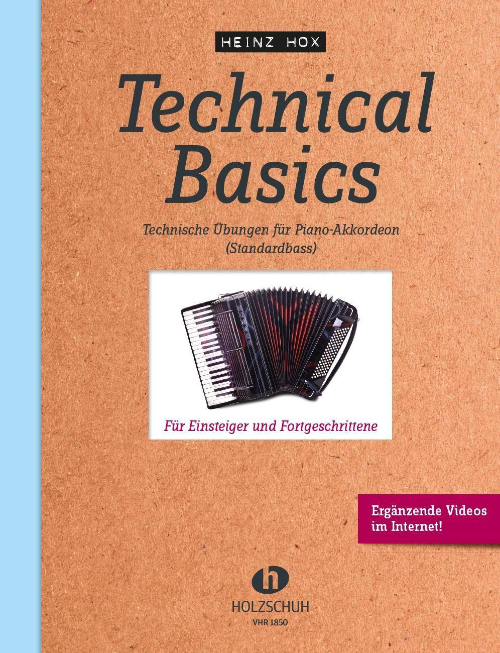 Technical Basics, für Piano-Akkordeon (Standardbass) Technische Übungen