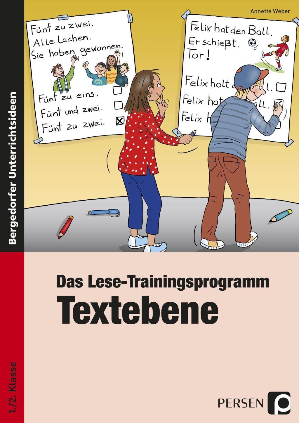 Das Lese-Trainingsprogramm: Textebene 1. und 2. Klasse