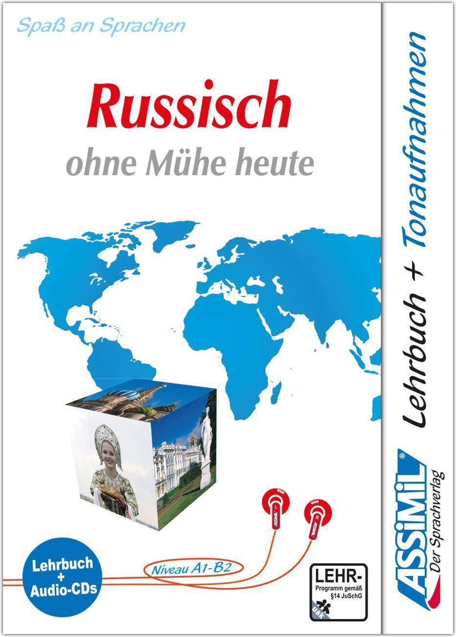 ASSiMiL Russisch ohne Mühe heute - Audio-Sprachkurs - Niveau A1-B2 Selbstlernkurs in deutscher Sprache, Lehrbuch + 4 Audio-CDs