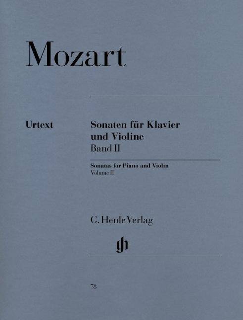Mozart, Wolfgang Amadeus - Violinsonaten, Band II. Band.2 Besetzung: Violine und Klavier