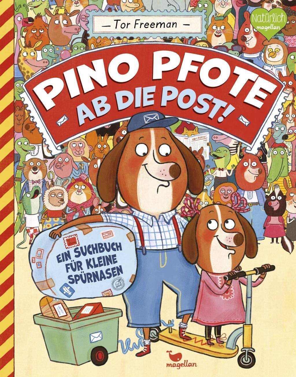 Pino Pfote - Ab die Post! Ein Suchbuch für kleine Spürnasen