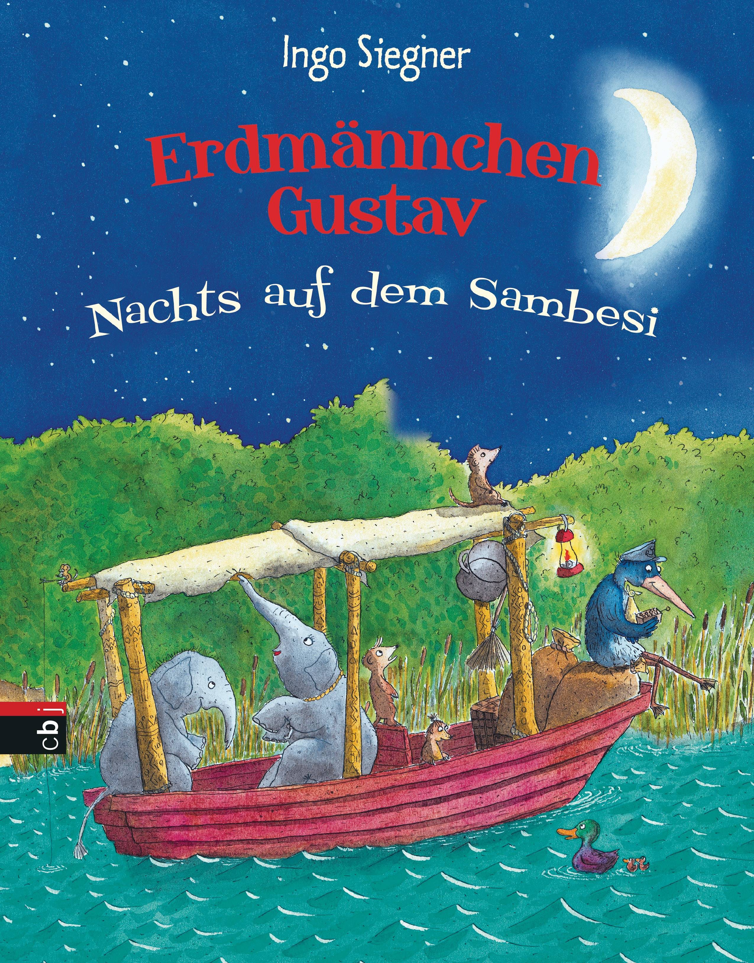 Erdmännchen Gustav Nachts auf dem Sambesi