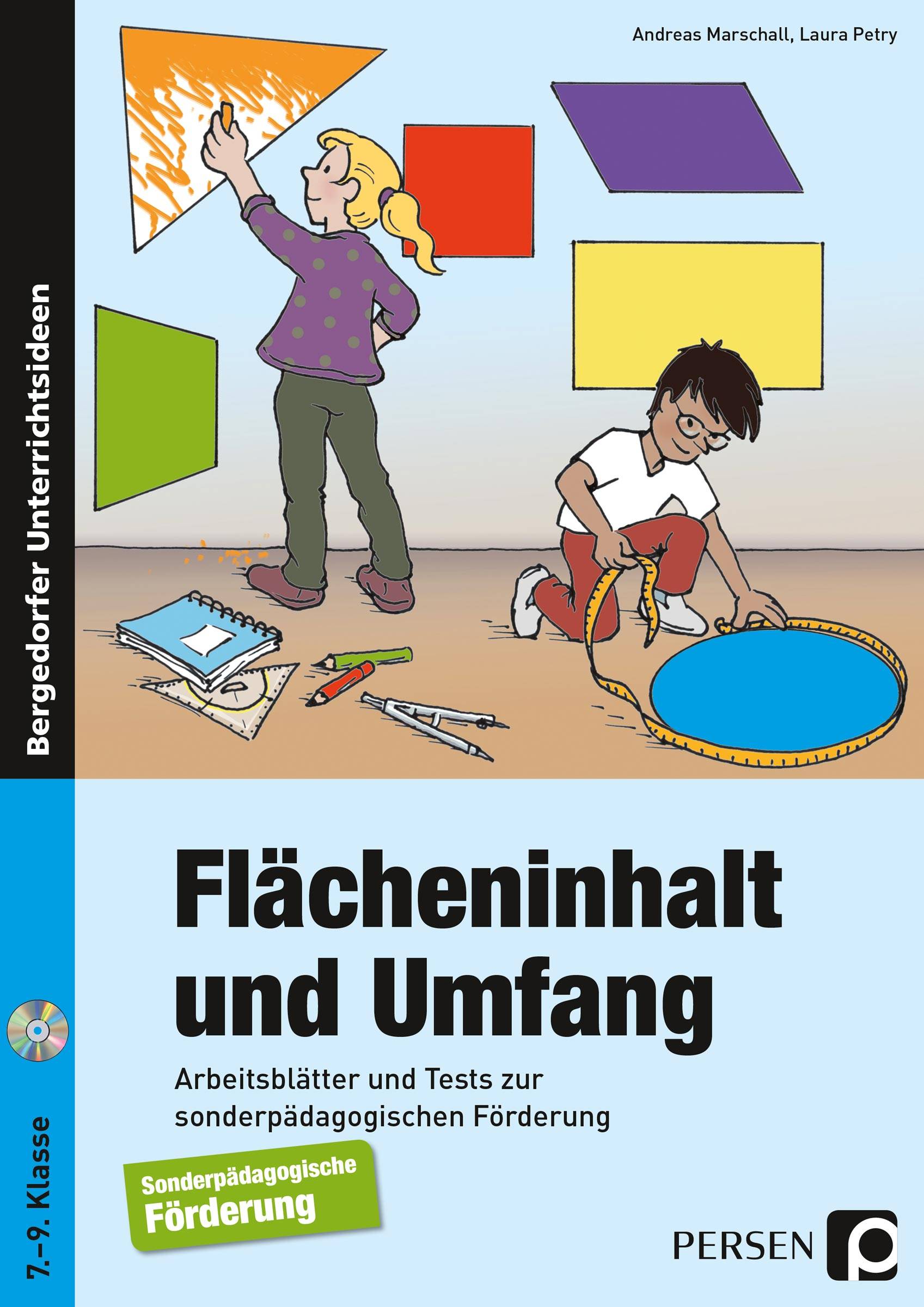 Flächeninhalt und Umfang Arbeitsblätter und Tests zur sonderpädagogischen Förderung (7. bis 9. Klasse)