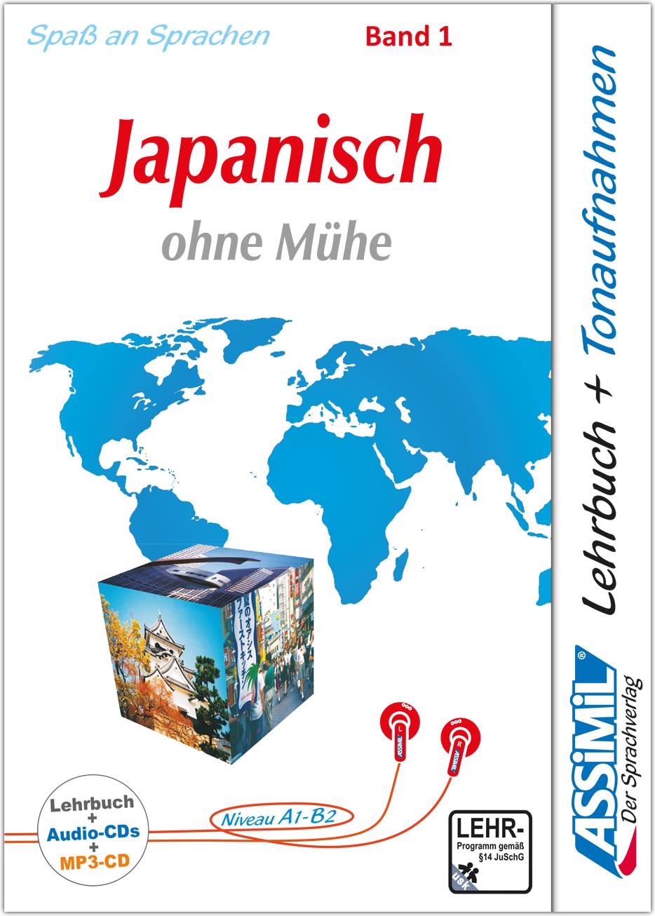ASSiMiL Japanisch ohne Mühe Band 1 - Audio-Plus-Sprachkurs - Niveau A1-A2 Selbstlernkurs in deutscher Sprache, Lehrbuch + 3 Audio-CDs + 1 MP3-CD