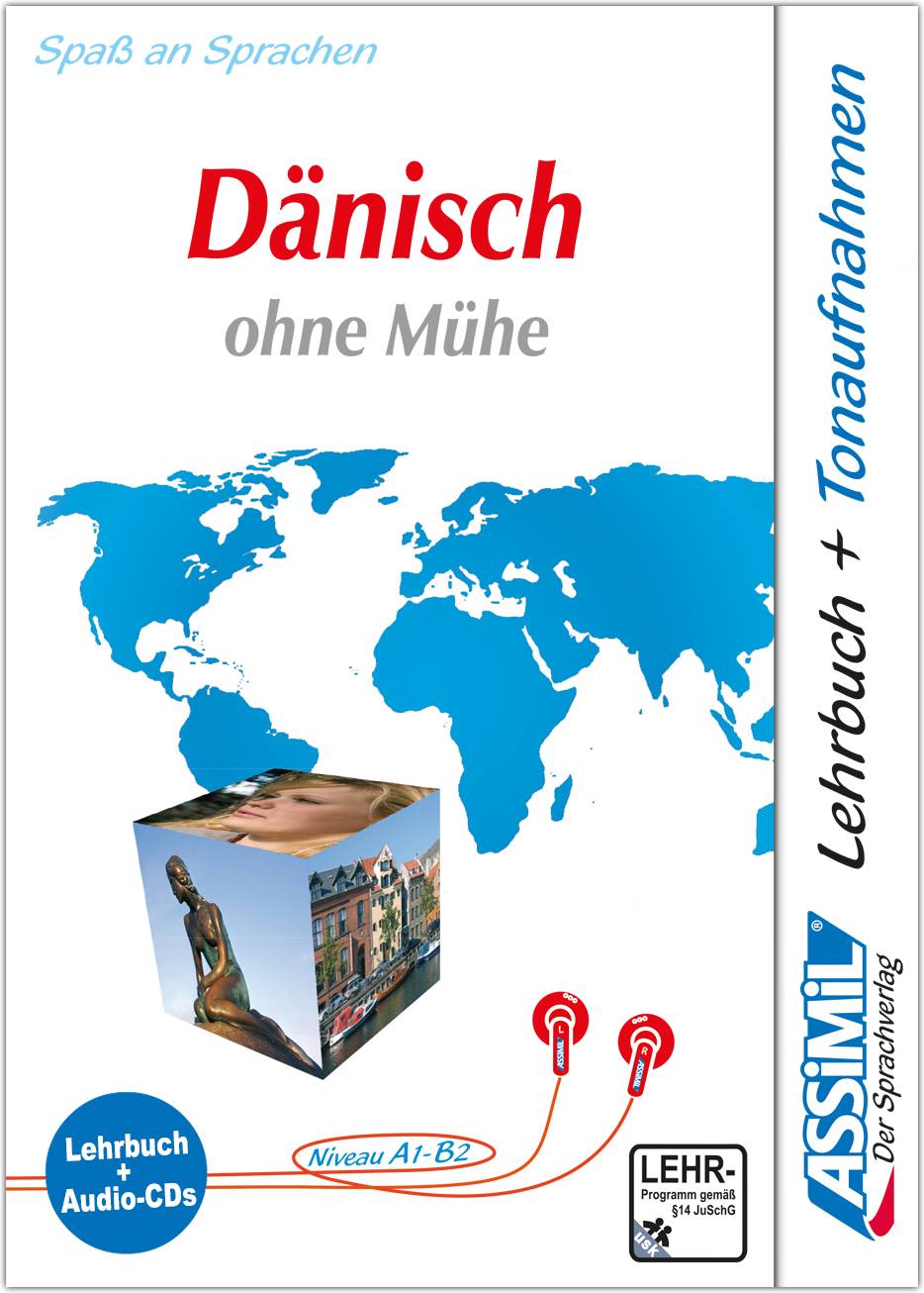 ASSiMiL Dänisch ohne Mühe - Audio-Sprachkurs - Niveau A1-B2 Selbstlernkurs in deutscher Sprache, Lehrbuch + 4 Audio-CDs