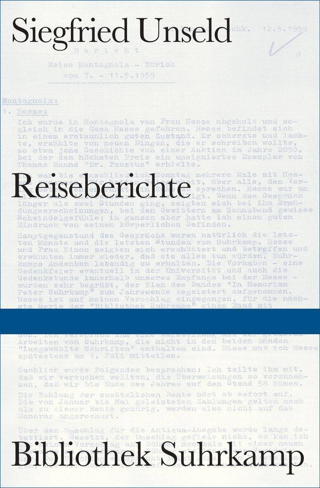Reiseberichte Bibliothek Suhrkamp 1451