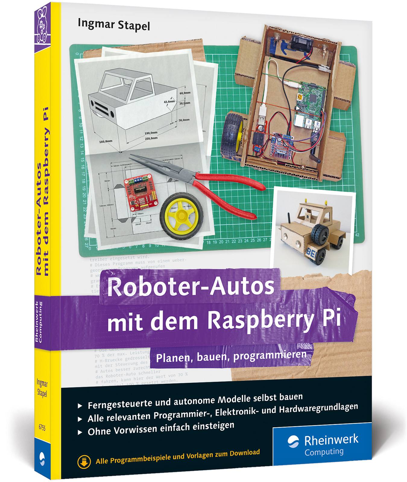 Roboter-Autos mit dem Raspberry Pi Planen, bauen, programmieren. Der leichte Einstieg in Raspberry Pi, Python und Elektronik - ohne Vorwissen. Fernges