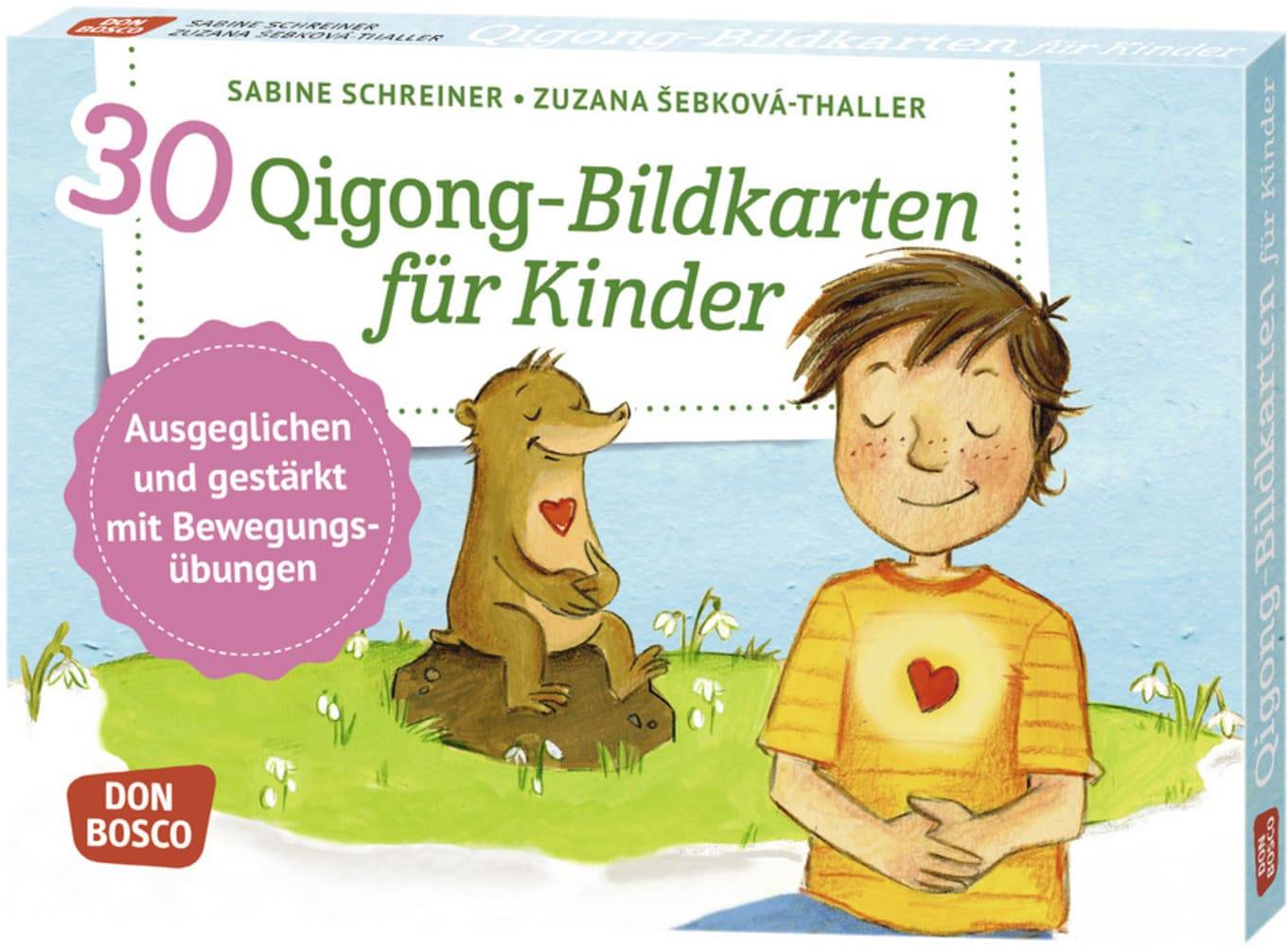 30 Qigong-Bildkarten für Kinder, mit 1 Beilage Ausgeglichen und gestärkt mit Bewegungsübungen. Mit Online-Zugang