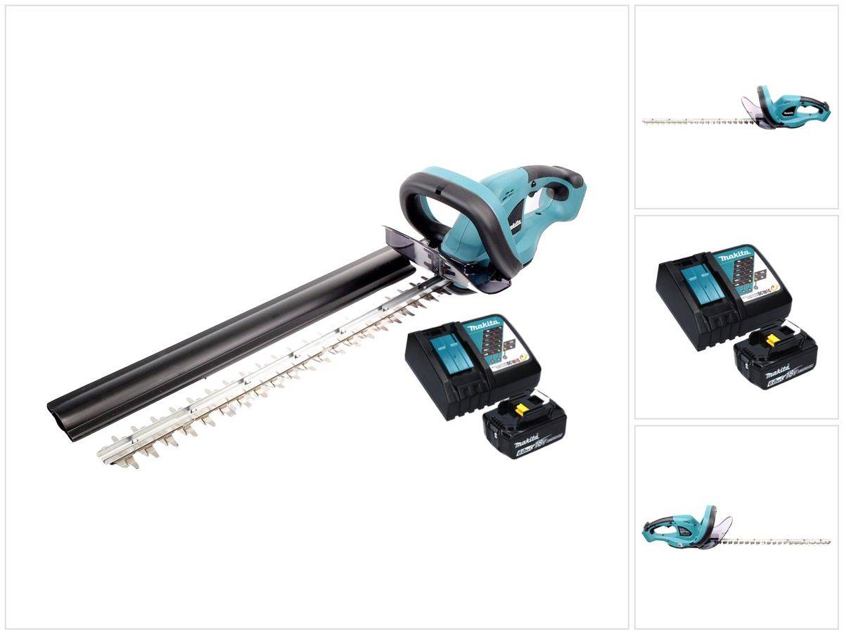 Makita DUH 523 RG1 Akku Heckenschere 18 V 52 cm + 1x Akku 6,0 Ah + Ladegerät