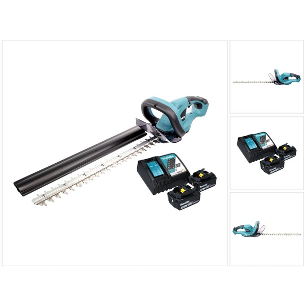 Makita DUH 523 RG Akku Heckenschere 18 V 52 cm + 2x Akku 6,0 Ah + Ladegerät Makita DUH 523 RG Akku Heckenschere 18 V 52 cm + 2x Akku 6,0 Ah + Ladegerät
