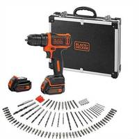Black & Decker BDCDD12BAFC, Handbohrmaschine, 1 cm, 2,5 cm, 1 cm, 550 RPM, 22500 BPM