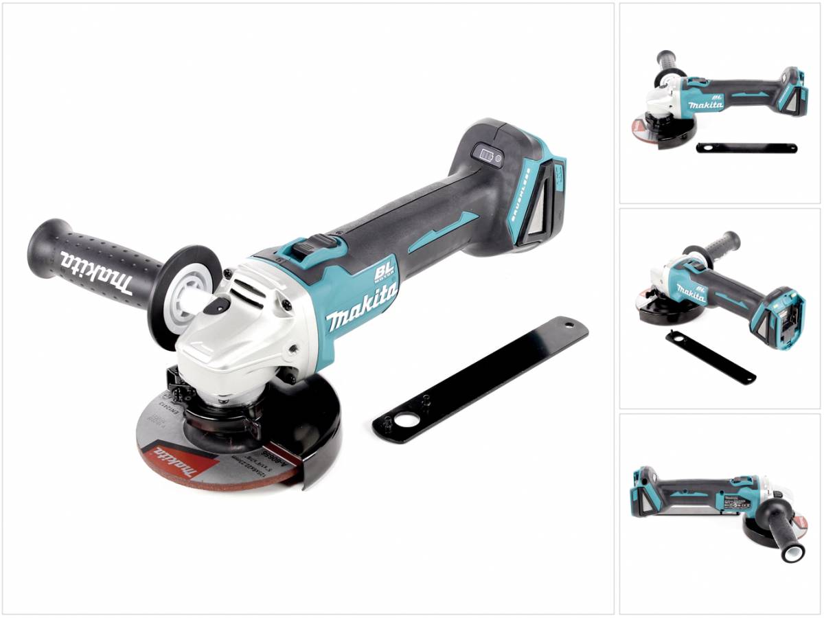 Makita DGA 506 Z Akku Winkelschleifer 18 V 125 mm Brushless Solo - ohne Akku, ohne Ladegerät