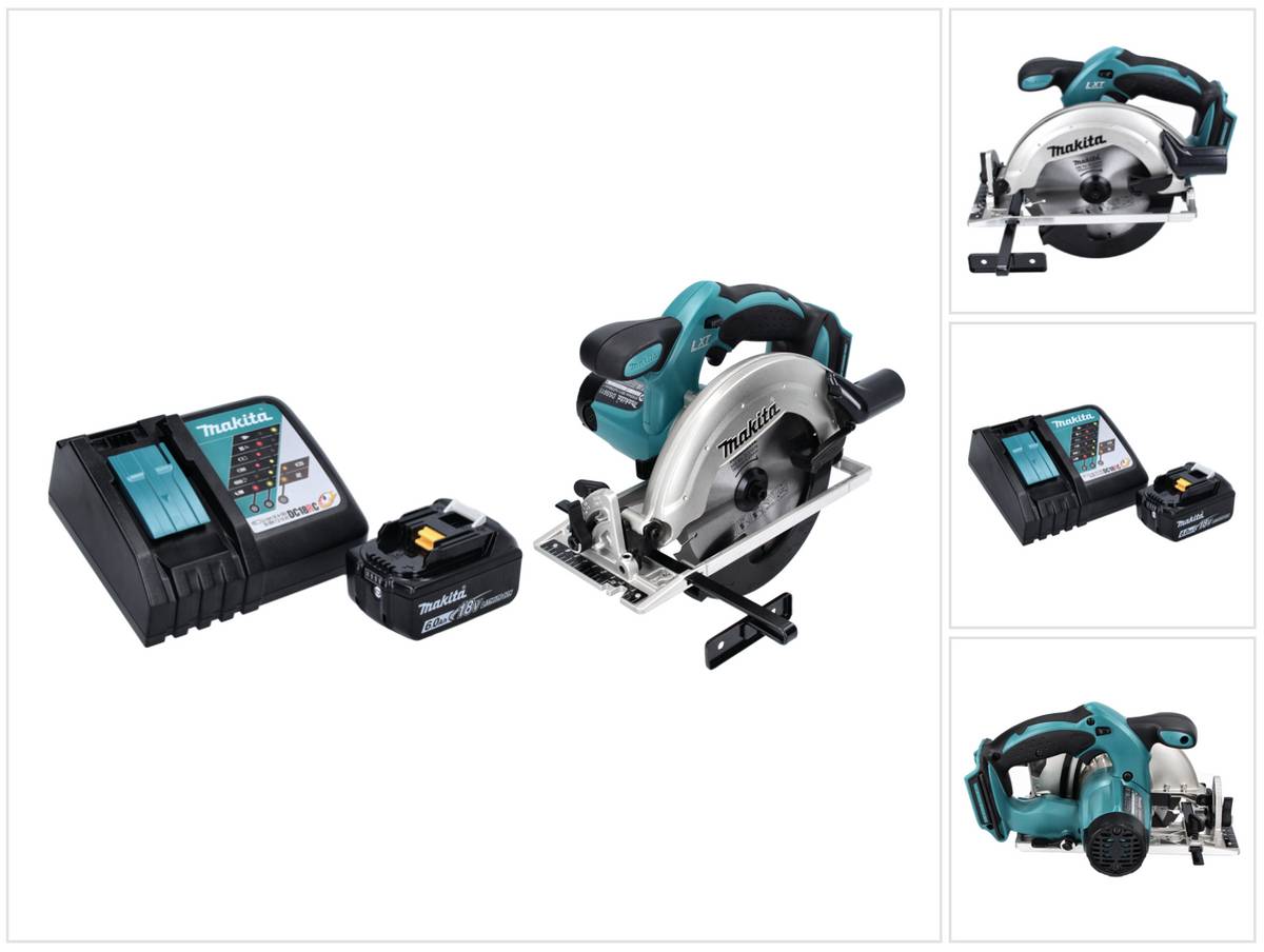 Makita DSS 611 RG1 Akku Handkreissäge 18 V 165 mm + 1x Akku 6,0 Ah + Ladegerät