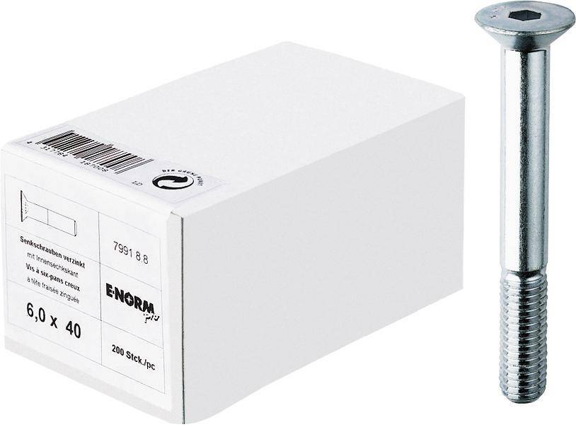 DIN 7991 8.8 galZn M5x50 HP E-NORMpro