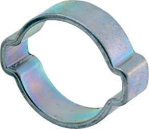 ZweiOhr Schellen W1 9,5mmSpannb. 34-37mm, 100 Stück