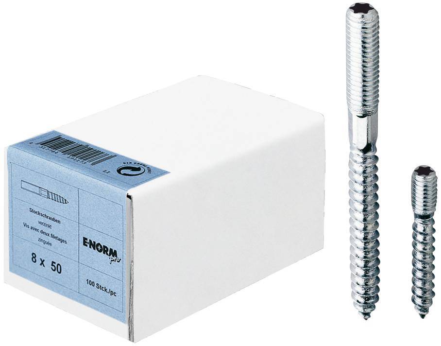 Stockschr. ST galZn ISR 25 M8x100 HP E-NORMpro