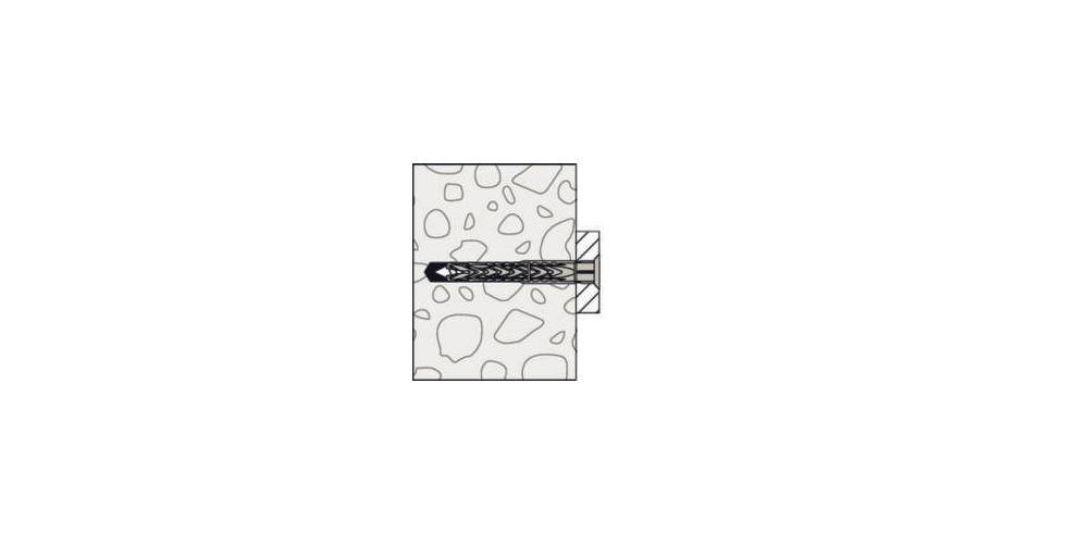 fischer Langschaftdbel SXRL Bohrer-D.10mm Dbel-L.80 mm m.Schraube