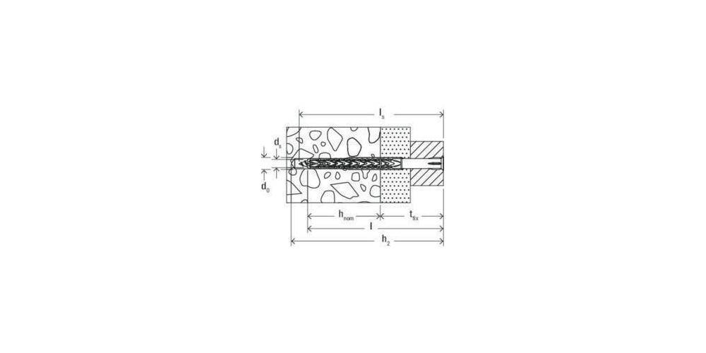 fischer Langschaftdbel SXRL Bohrer-D.10mm Dbel-L.80 mm m.Schraube