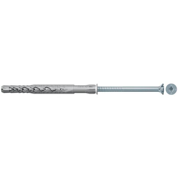 Langschaftdübel SXRL Bohrer-D.10mm Dübel-L.180 mm m.Schraube FISCHER
