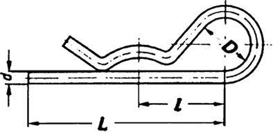 Federstecker galZn 3,2 einfach HP E-NORMpro, 50 Stück