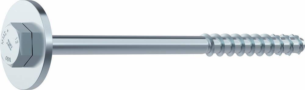 HECO-MMSplus-S + DIN 440 12x180/ 90/105 SW19 zn-bl, 25 Stück