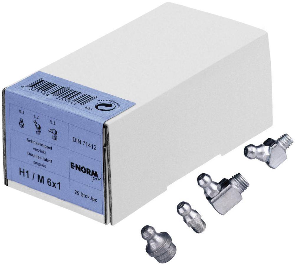 DIN 71412 5.8 galZn B H2/M8x1 HP E-NORMpro, 25 Stück