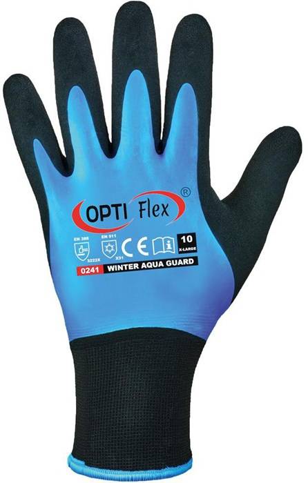 Handschuhe Winter Aqua Guard Gr.11 schwarz/blau EN 388,EN 511 PSA II OPTIFLEX