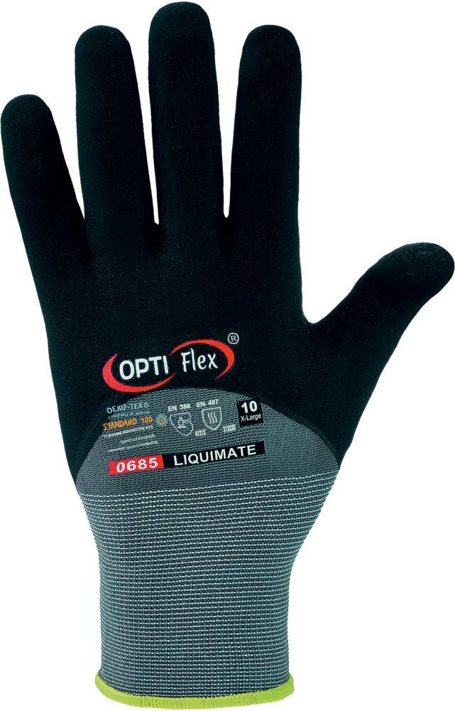 Handschuh Liquimate, Nitril, Gr.9