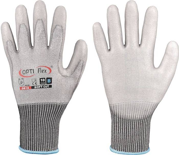 Handschuh SOFT CUT Gr.9 grau EN 420/EN 388 PSA II OPTIFLEX