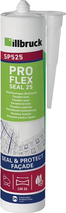 Hochbaufugen-Dichtstoff SP525 PROFLEX SEAL 25 betongrau 495g ILLBRUCK