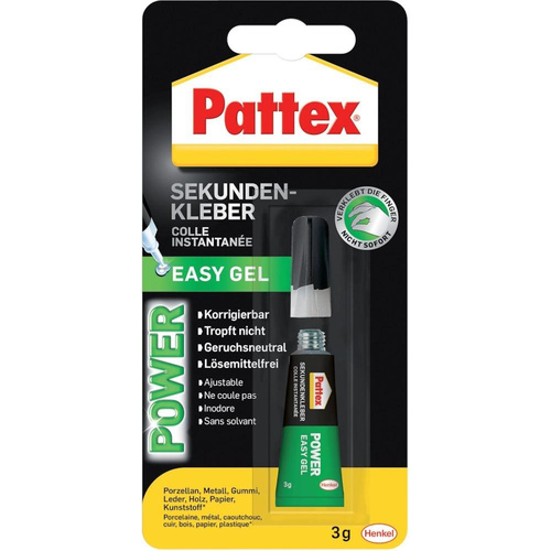 Pattex Sekundenkleber Power Easy Gel 3g, 12 Stück