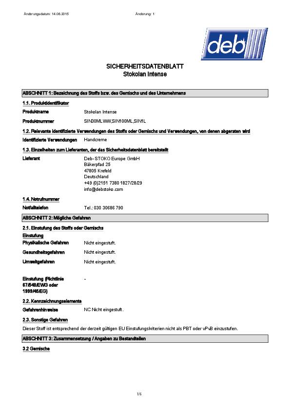 Stokolan Sensitive PURE 100 ml Tube