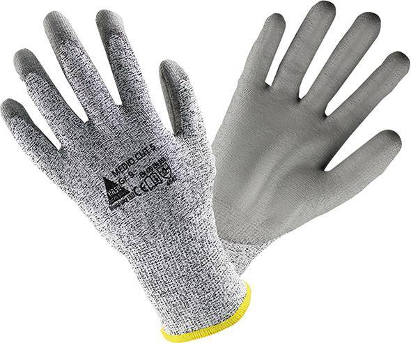 Schnittschutzhandschuh Medio Cut5,PU-besch.Gr.9