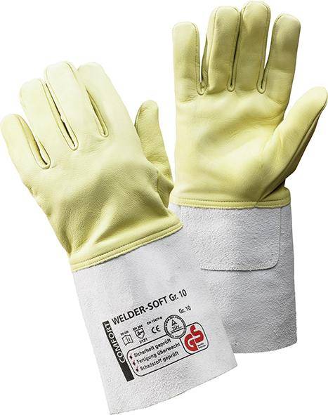 Schweißerhandsch.WelderSoft,Ziegennappa,Gr10FORTIS