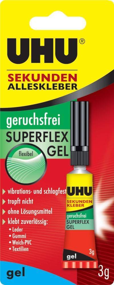 UHU sekunden-alleskleber -gel 3g, 10 Stück