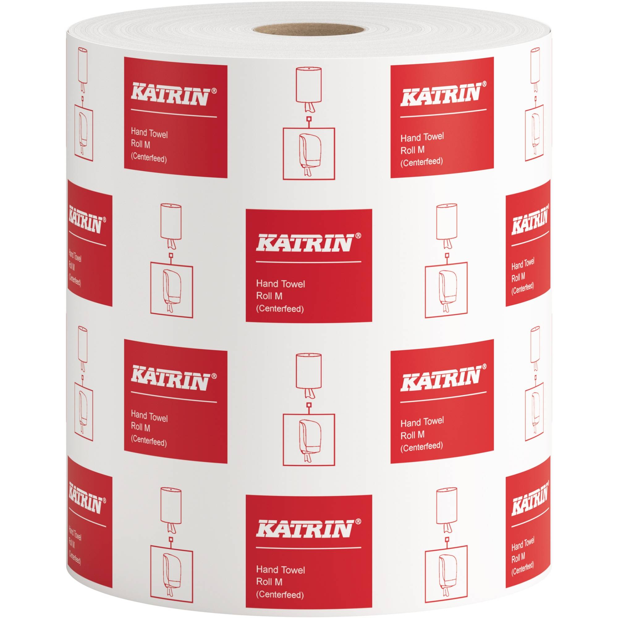Katrin Handtuchrolle M 485049 1lg 1.000Bl. 20,5x30cm ws 6 St./Pack.