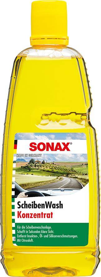Sonax Scheiben-Wash Konz.1L mit Citrus, 6 Flaschen