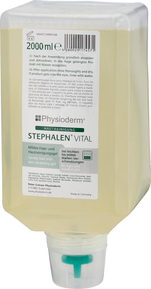 Hautsch.ReinigerStephalenVital,2000 ml Faltflasche, 6 Flaschen
