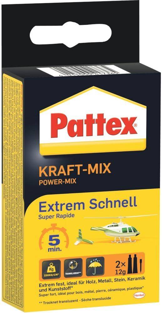 Pattex Kraft Mix Extrem Schnell 2x12g (F), 6 Stück